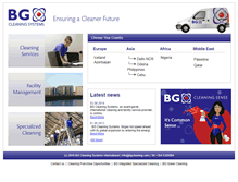 Tablet Screenshot of bgcleaning.com